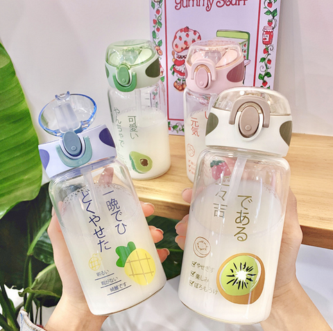 Fruit Glass Water Cup 350ml