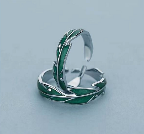 Green Leaf Ring