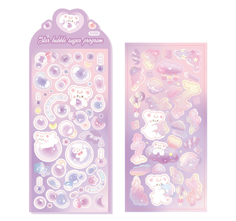 Jiyu Star Bubble Sugar Stickers