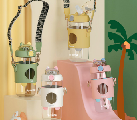 Totor Cat Ear Water Bottle 650ml