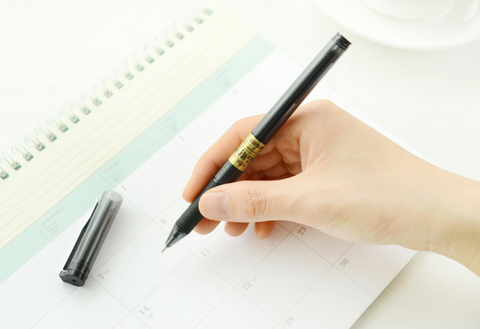 AGPA2202A 0.3mm Black Gel Ink Pen