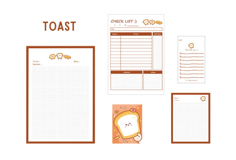 Jiyu Cute Memo Post- It Lists