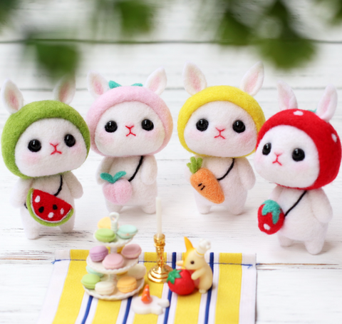 Rabbit Needle Felt Set