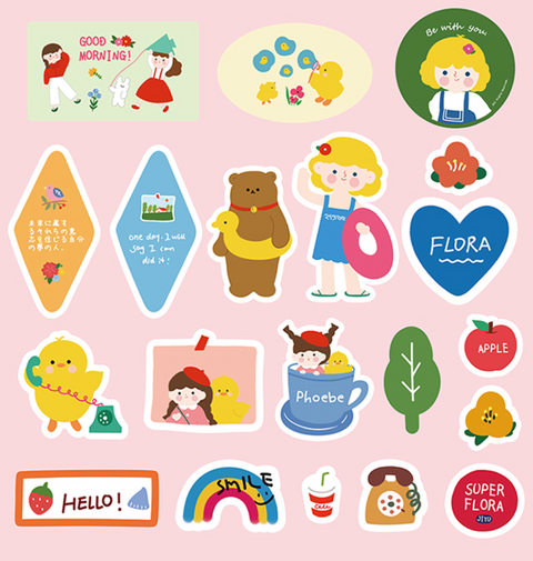 Jiyu Multipurpose Trip Stickers