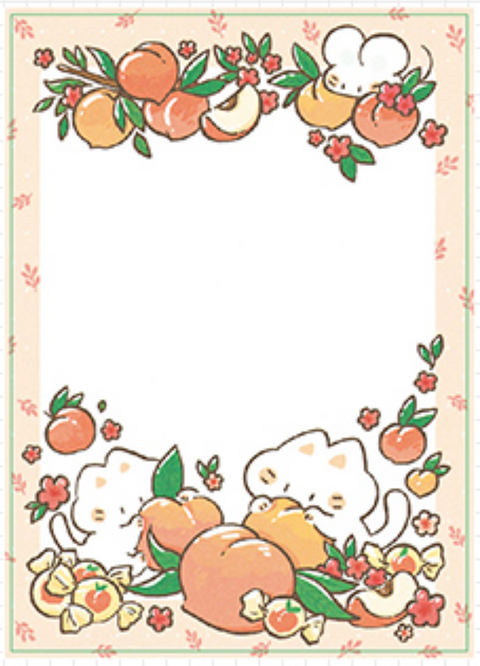Cute Cat Note Paper