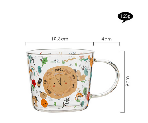 Cartoon Glass Mug