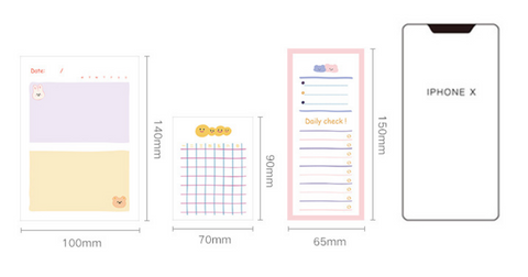 Jiyu Bright Memo Pads