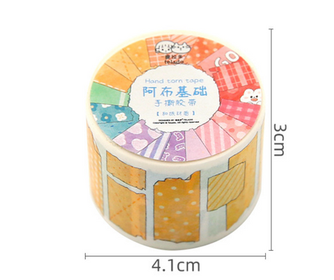 Telado Washi Pattern Stripe Tape