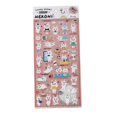 Sweetheart Rabbit Stickers
