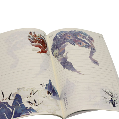 Shiny Peacock B5 Notebook