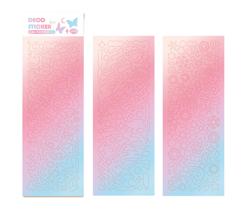 Jiyu Gradient Shape Stickers