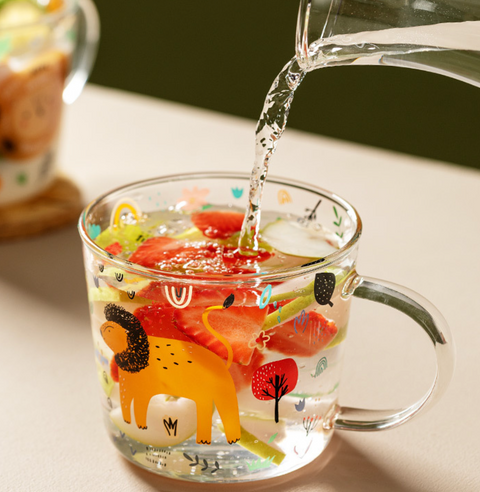 Cartoon Glass Mug