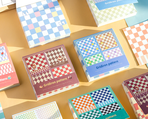 Jiyu Checkerboard Note Paper