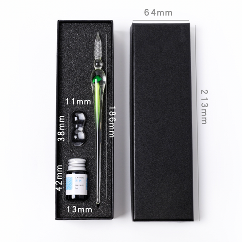 Jellyfish Glass Dip Pen Set