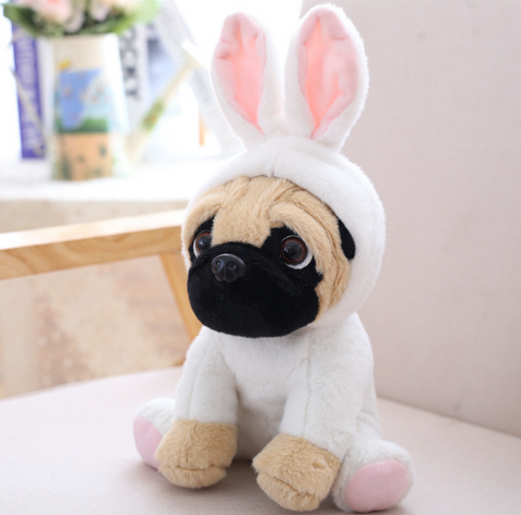 20cm Costume Pug Plush