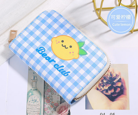 Check Zipper Wallet 9 Slots