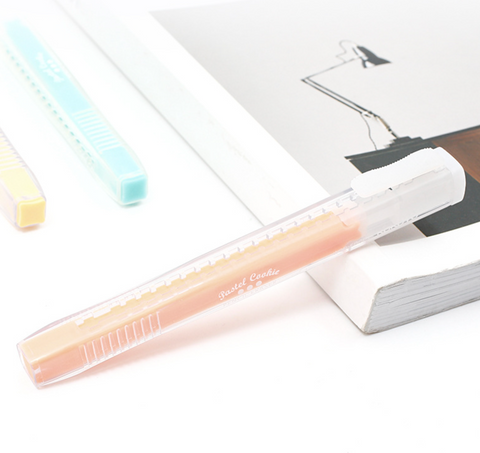 KOKUYO Candy Color Tube Eraser - Yellow