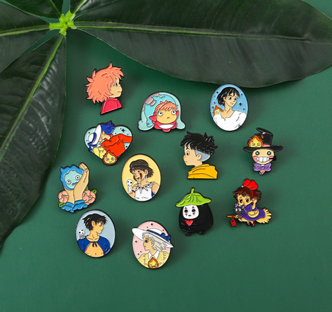 Ghibli Characters Pins