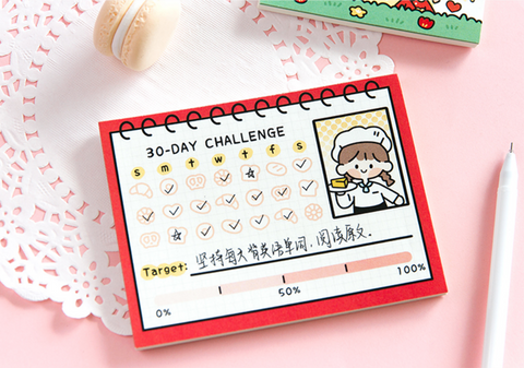 Cute Girls Memo Pads