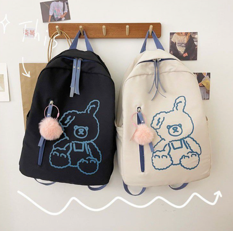 Fuzzy Rabbit Backpack