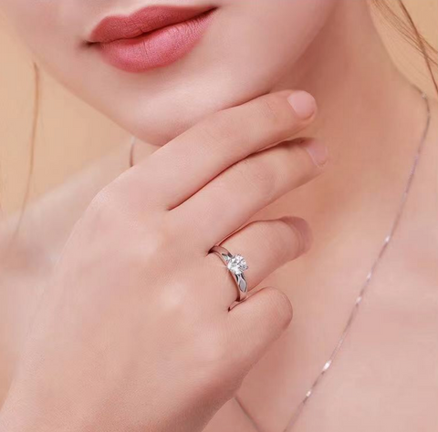 Crystal Diamond Ring