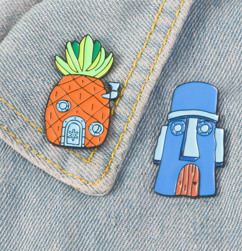 Spongebob Homes Pin
