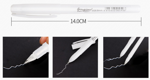 Giorgione White Gel Ink Pen