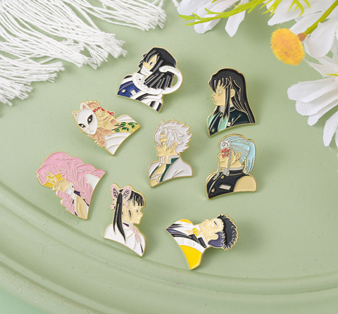 Demon Slayer Profile Pins