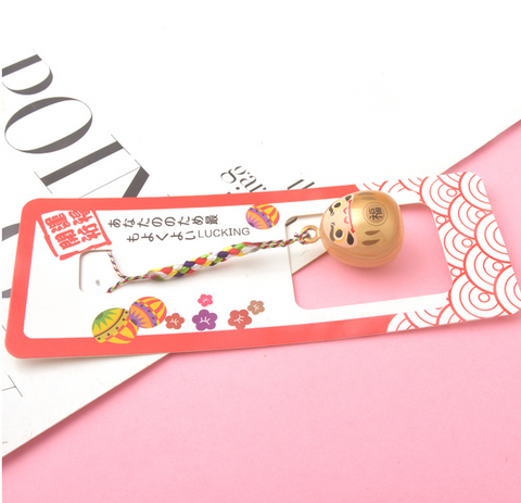 Asakusa Daruma Water Bell Charm
