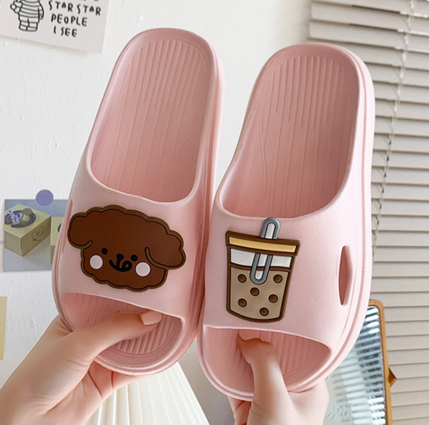Bubble Tea Slippers