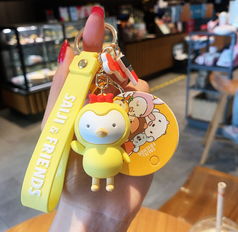 Saiji and Friends Keychain