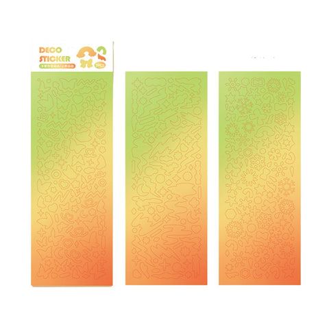 Jiyu Gradient Shape Stickers