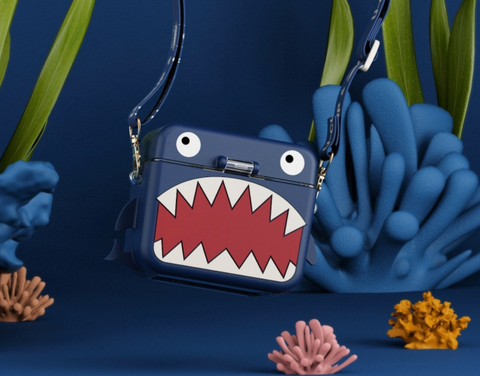 Shark Box Straw Water Bottle 450ml