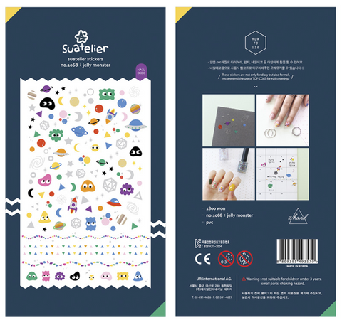 Suatelier Sonia Jelly Monster Stickers