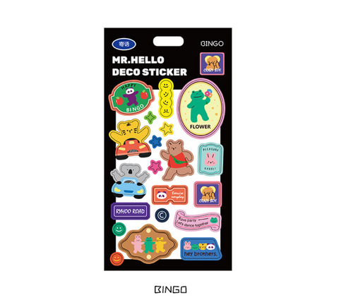 Mr. Hello Deco Stickers