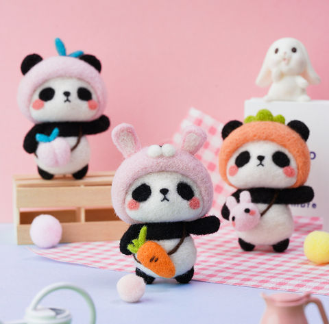 Panda Needle Felt Set