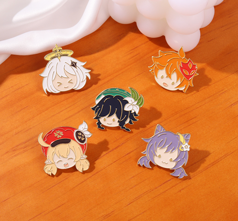 Genshin Impact Cute Pins