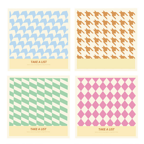 Jiyu Checkerboard Note Paper
