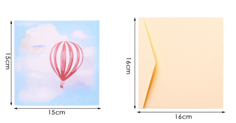 Pop Out Card Hot Air Balloon