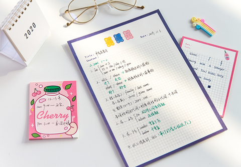Jiyu Cute Memo Post- It Lists