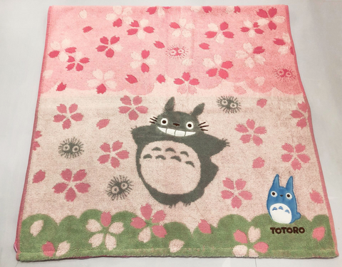 Totoro Cherry Blossoms Bath Towel 60*120