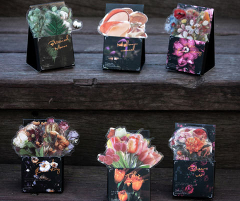 Floral PET Bouquet Stickers
