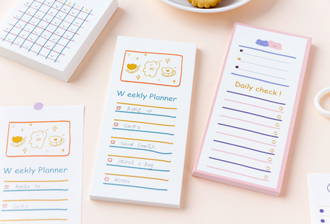 Jiyu Bright Memo Pads