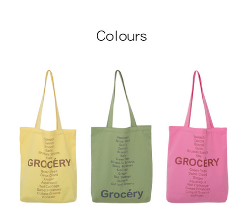 Grocery Canvas Tote