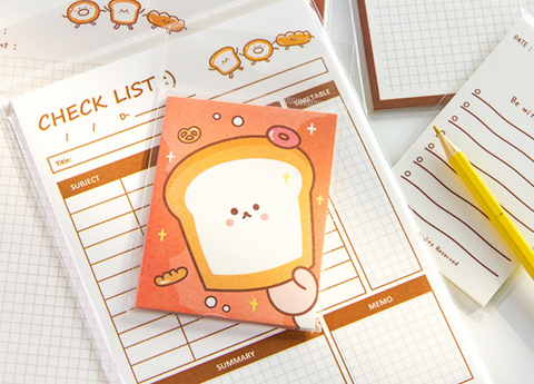 Jiyu Cute Memo Post- It Lists