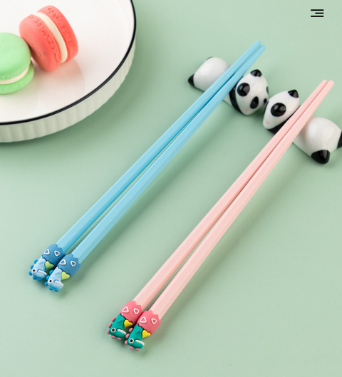 Dinosaur Family Chopsticks 6 Set 1