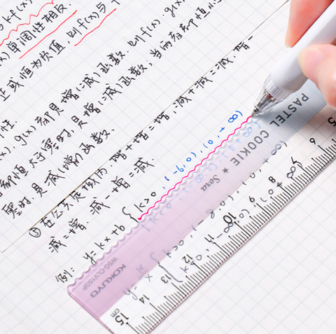Kokuyo Campus Pastel Cookie Ruler 15cm