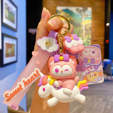 Sweetheart Rocking Horse Keychain