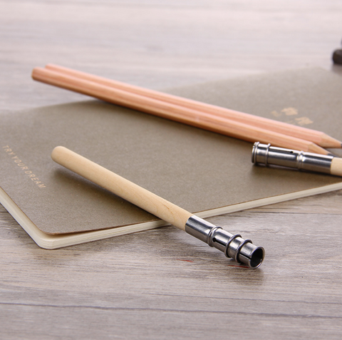Wood Pencil Holder