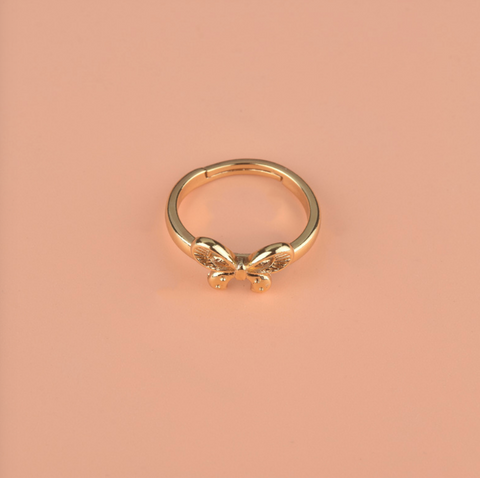 Gold Butterfly Ring